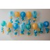 Boy Happy Birthday Alphabet Printed Balloons